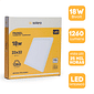 Combo 10 Plafons LED Quadrados Sobrepor 18W Solara Combo 10 Plafons LED Quadrados Sobrepor 18W Solara