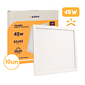 Combo 10 Painéis Plafon LED 45W Quadrado Embutir 62x62 Solara