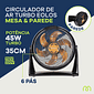 CIRCULADOR DE AR 35CM PRETO/BRONZE - VENTIMAIS CIRCULADOR DE AR 35CM PRETO/BRONZE - VENTIMAIS