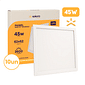 Combo 10 Painéis Plafon LED 45W Quadrado Embutir 62x62 Solara