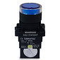 Botão de Impulso Azul 1NA Iluminado 24V Plástico 22mm - EW3661 Botão de Impulso Azul 1NA Iluminado 24V Plástico 22mm - EW3661