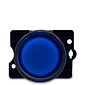 Botão de Impulso Azul 1NA Iluminado 220V Plástico 22mm - EW3661 Botão de Impulso Azul 1NA Iluminado 220V Plástico 22mm - EW3661