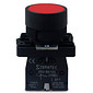 Botão de Impulso Vermelho 1NF Plástico 22mm - XB2-EA42