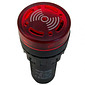 Buzzer Sinalizador Audiovisual Led Vermelho 12V Dc/Ac 22mm - AD16-22SM Buzzer Sinalizador Audiovisual Led Vermelho 12V Dc/Ac 22mm - AD16-22SM