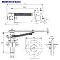 Kit Encoder Incremental com Suporte Metálico e Roldana com Amortecimento de Impacto Kit Encoder Incremental com Suporte Metálico e Roldana com Amortecimento de Impacto