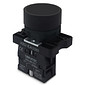 Botão de Impulso Preto 1NA Plástico 22mm - XB2-EA21 Botão de Impulso Preto 1NA Plástico 22mm - XB2-EA21