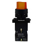 Chave Seletora Iluminada Amarelo 220V com 2 Posições 1NA Plástica 22mm - XB2-EK2561