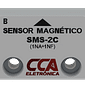 Sensor Magnético de Proximidade 1NA + 1NF - Emissor + Receptor - SMS-2C