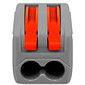 Conector de Emenda Rápida 2 Vias Conectadas para Cabo até 4mm² Corrente máx. 32A - KV412