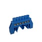 Barramento de Neutro Azul 6 Vias 80A com Proteção para Trilho DIN ou Parafuso - HC-008 Barramento de Neutro Azul 6 Vias 80A com Proteção para Trilho DIN ou Parafuso - HC-008