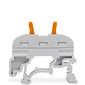 Borne Conector de Emenda Rápida Alavanca Cinza 1 Polo 32A Cabo até 4mm Trilho DIN Borne Conector de Emenda Rápida Alavanca Cinza 1 Polo 32A Cabo até 4mm Trilho DIN