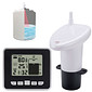 Medidor de Nível Ultrassônico com Display Remoto Medição 0-15m Alimentação à Pilha