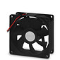 Ventilador Axial 80x80mm Plástico 24Vdc Industrial