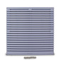 Veneziana com Filtro para Ventilador 180x180mm e 200x200mm cor Cinza