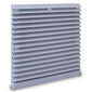 Veneziana com Filtro para Ventilador 150x150mm e 120x120mm cor Cinza