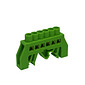 Barramento de Terra Verde 6 Vias 80A com Proteção para Trilho DIN ou Parafuso - HC-008 Barramento de Terra Verde 6 Vias 80A com Proteção para Trilho DIN ou Parafuso - HC-008