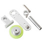 Kit Suporte Metálico e Roldana para Encoder Incremental com Amortecimento de Impacto Kit Suporte Metálico e Roldana para Encoder Incremental com Amortecimento de Impacto