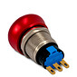 Botão De Emergência Antivandalismo 1 Contato Reversível Metálico 19mm Vermelho - RN19C-M11 Botão De Emergência Antivandalismo 1 Contato Reversível Metálico 19mm Vermelho - RN19C-M11