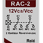 Relé Acoplador Interface 12V com 2 Contatos Reversíveis