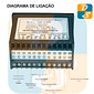 Contador Bidirecional para Encoder Rotativo 2 Saídas e 6 Dígitos 110/220V Conta Mede Distância Ângulo - FH8-6CRRB Contador Bidirecional para Encoder Rotativo 2 Saídas e 6 Dígitos 110/220V Conta Mede Distância Ângulo - FH8-6CRRB