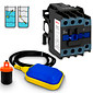 Kit Controle Nível Automático Chave Boia + Contator 32a Tripolar 220v
