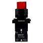 Chave Seletora Iluminada Vermelho 220V com 2 Posições 1NA Plástica 22mm - XB2-EK2461 Chave Seletora Iluminada Vermelho 220V com 2 Posições 1NA Plástica 22mm - XB2-EK2461