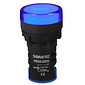 Sinaleiro LED Azul 12V-24V Padrão 22mm - AD22 Sinaleiro LED Azul 12V-24V Padrão 22mm - AD22