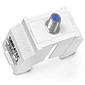 Conector Fêmea Coaxial Suporte Trilho Din - TWCX Conector Fêmea Coaxial Suporte Trilho Din - TWCX