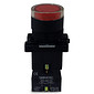 Botão de Impulso Vermelho 1NF Iluminado 24V Plástico 22mm - EW3461 Botão de Impulso Vermelho 1NF Iluminado 24V Plástico 22mm - EW3461