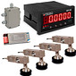 Kit Controlador Peso Digital Silos + 4 Células Carga i + Fonte 24V
