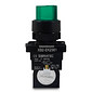 Chave Seletora Iluminada Verde 220V com 2 Posições 1NA Plástica 22mm - XB2-EK2361