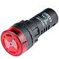 Buzzer Sinalizador Audiovisual Led Vermelho 110/127V 22mm - AD16-22SM