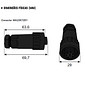 Kit Conector Fêmea + Macho Embutir 7 Vias com Tampa Blindado IP68 - WA22