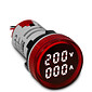 Voltímetro e Amperímetro Digital Vermelho 0-100A 500V 22mm - AD22-22 V/AMP-R Voltímetro e Amperímetro Digital Vermelho 0-100A 500V 22mm - AD22-22 V/AMP-R
