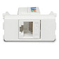 Conector Fêmea Ethernet RJ45 Suporte Trilho Din Categoria 5E - TWRJ45