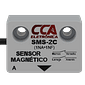 Sensor Magnético de Proximidade 1NA + 1NF - Emissor + Receptor - SMS-2C