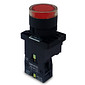 Botão de Impulso Vermelho 1NF Iluminado 24V Plástico 22mm - EW3461 Botão de Impulso Vermelho 1NF Iluminado 24V Plástico 22mm - EW3461