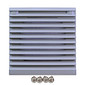 Veneziana com Filtro para Ventilador 80x80mm cor Bege