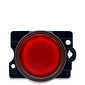 Botão de Impulso Vermelho 1NF Iluminado 220V Plástico 22mm - EW3461 Botão de Impulso Vermelho 1NF Iluminado 220V Plástico 22mm - EW3461