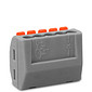 Conector de Emenda Rápida 5 Vias Conectadas para Cabo até 4mm² Corrente máx. 32A - KV415 Conector de Emenda Rápida 5 Vias Conectadas para Cabo até 4mm² Corrente máx. 32A - KV415