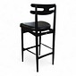 Banqueta Hw Preta Assento Courissimo Preto