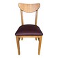 Cadeira Lisboa Estilosa e Assento Facto Vinho Cadeira Lisboa Estilosa e Assento Facto Vinho