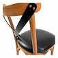 Cadeira Espanha Gourmet Verniz Mel E X Laqueado Preto Assento Courissimo Preto