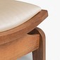 Cadeira Dubai no Imbuia Glaze Encosto Rattan Estofada Facto Pérola Cadeira Dubai no Imbuia Glaze Encosto Rattan Estofada Facto Pérola