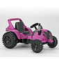Trator Big Valtra Pink 12v com caçamba