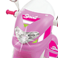 Moto Elétrica Sprint Turbo Pink Power 12V com capacete