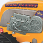 Trator Country Amarelo 6v com caçamba