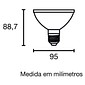 Lampada Led Blumenau PAR30 IP65 9,8W 2.700k E27 Bivolt