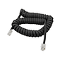 Cabo Espiral para Telefone RJ11 Preto 2M - MXT Cabo Espiral para Telefone RJ11 Preto 2M - MXT