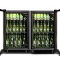Combo CV100 Combo de cervejeiras visão frontal com ambas portas abertas